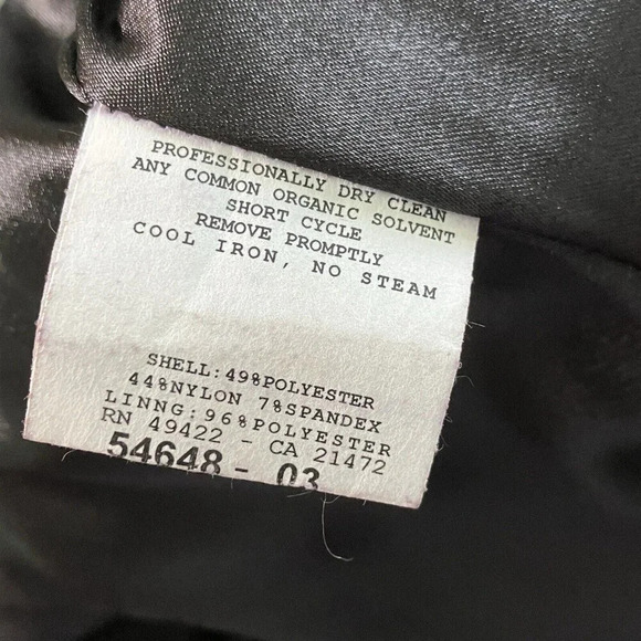 Vintage 90s Jessica Navy Blue  Long Modest Embroidered Floral Maxi Dress - Picture 5 of 6